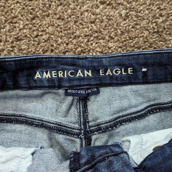 American Eagle Next Level Curvy Super Hi - Rise Shortie - Women's Size 8 - Picture 8 of 15